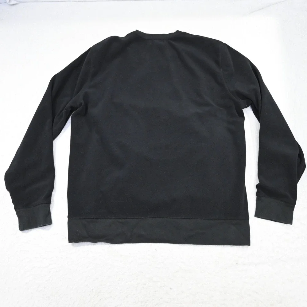 Banana Republic Ultrawarm‎ Fleece Sweatshirt Mens Size Large Black W/ Pockets